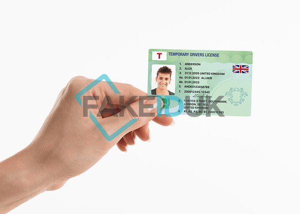 Green “Temporary” License Card Image 6