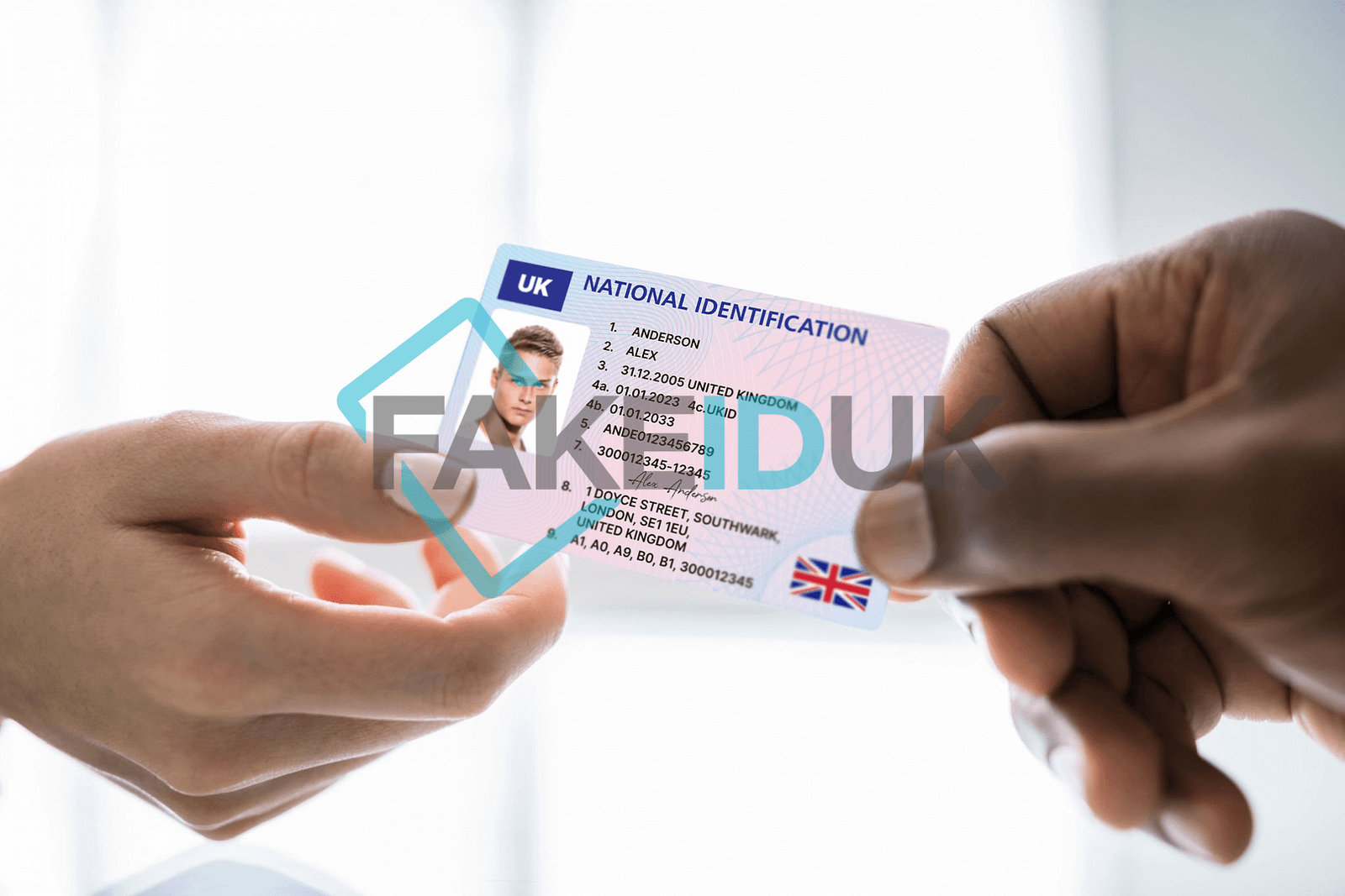 Classic UK Drivers License Image 7