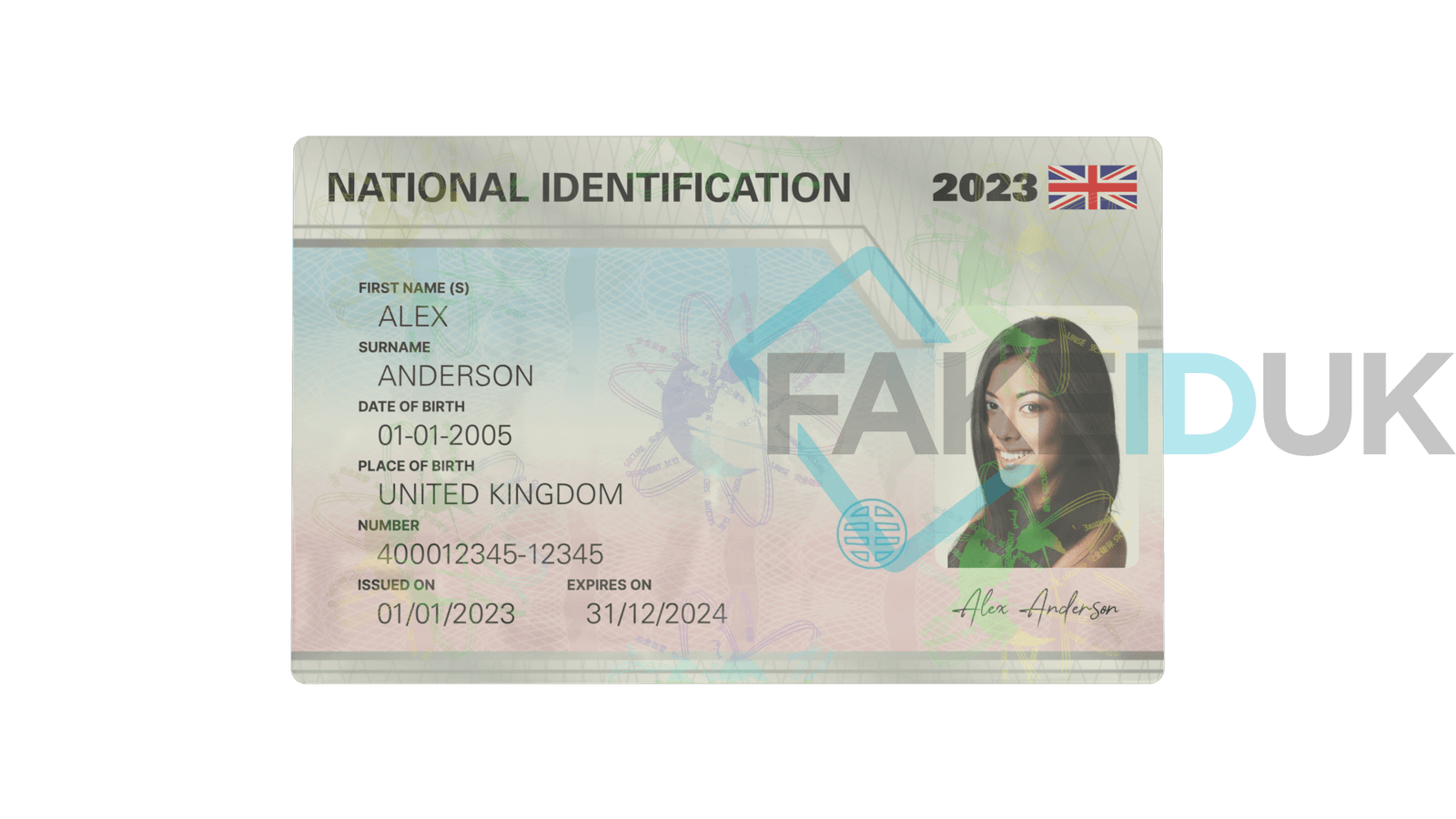 Steel Finish National ID Image 2