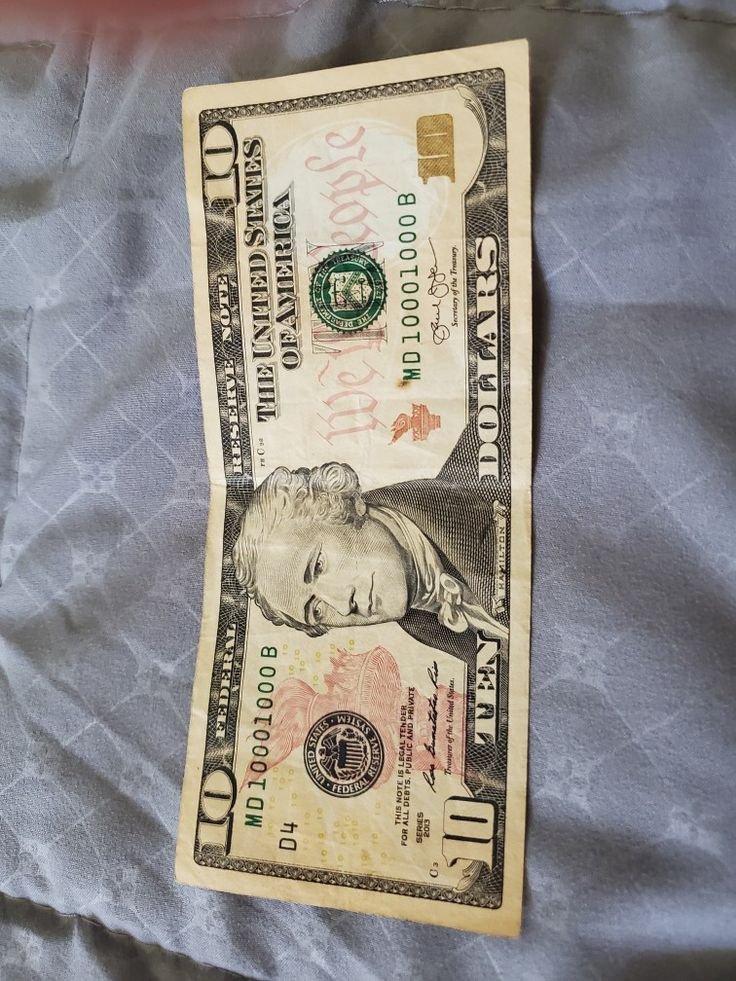 Counterfeit $10 USD Bills Image 4